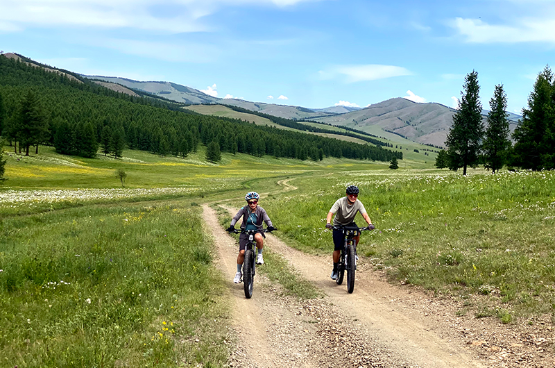 Cycling in Mongolia